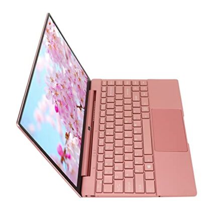 Girl Laptop, 8GB RAM UK Plug 100‑240V Laptop Computer Aluminium Alloy for Game (8+256G UK Plug 100‑240V)