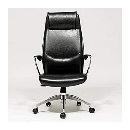 ZXFYHD Desk Chair,Office Chair Adjustment Height Faux Leather Recliner High Back Tilt Lock Function Comfortable Executive Chair