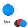 3PCS Air Fryer Liner Reusable Silicone Air Fryer Mats 8 inch Heat Resistant Round Non-Stick Air Fryer Liners Fryer Steamer Mats for Baking Parchm