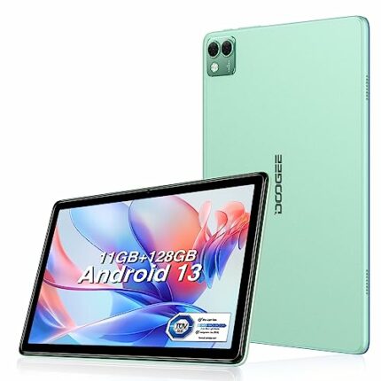 DOOGEE T10S Tablet 10.1 Inch FHD+,11GB RAM(6GB+5GB), 128GB ROM(TF 1TB), 6600mAh Battery, Android 13 Tablet with Dual 4G, 2.4/5G WiFi, TÜV Certifi
