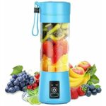 380ml Portable Blender, Mini Blenders Smoothies Shakes Juicer Cup, USB Rechargeable Travel Personal Juicer Mixer for Gym Camping Travel, 2000mAh