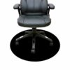 iPrint Personalized Office Chair Mat for Hardwood Floor Custom Computer Chair Mat, 36 Inch Round Desk Chair Mat, Large Anti-Slip Floor Mat for Ho