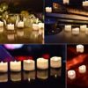 Willingood LED Tea Lights Flameless Candle with Timer, 6 Hours on and 18 Hours Off, 1.4 x 1.3 Inch, Warm White, [12 Pack]
