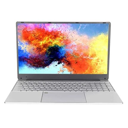 Cuifati 15.6in Laptop 1920x1080 IPS Display Micro Laptop, For J4125 For UHD Graphics 8GB 128GB SSD Notebook, Touchpad, Fingerprint Reader, Backli