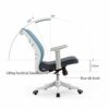 MU Dining Chairs Ergonomic Computer Chair Office Chair Home Swivel Chair