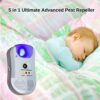 Ultrasonic Pest Repeller Rodent Repellent - Electronic Plug In Control for Rats Mouse Mice Insects Spiders Bugs Cockroaches Advanced 2018 Device