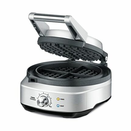 The Sage No-Mess Waffle Maker, Brushed Stainless Steel, BWM520BSS