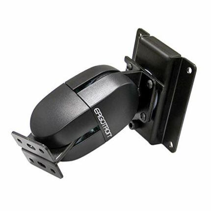 Ergotron 100 Series Pivot Double - Mounting kit (double pivot) for flat panel - grey, black