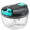 Sifenma Multi-Function Manual Food Chopper & Processors with Handle and Cover,Vegetable Chopper Shredder,Garlic Chopper,Suitable for Onions Garli