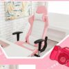 LZQDM Racing Style High Back Ergonomic Office Chair Executive Swivel Computer Desk Chair Height Adjustable Task Chair Reclining with Lumbar Suppo