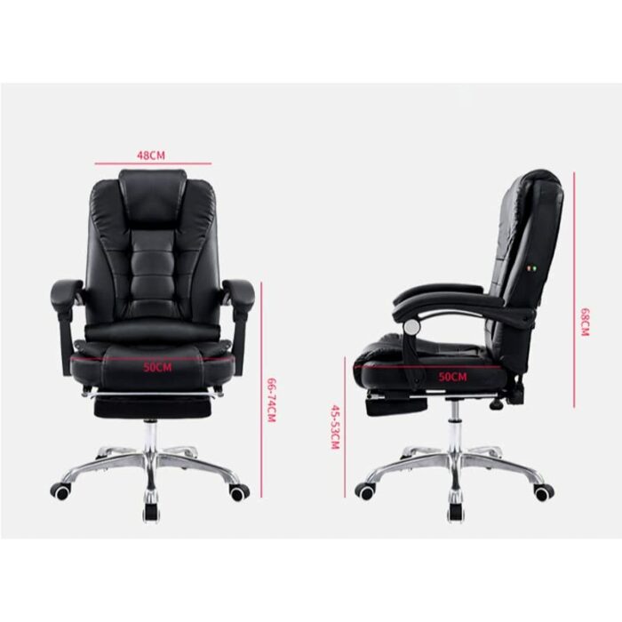 CZDYUF Office Chair Multifunction Office Computer Chair Swivel Reclining Boss Chair Household Study Room