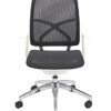 Office Hippo Mesh Office Chair with Arms, Small Office Chair for Home, White Office Chair, Desk Chair, Swivel