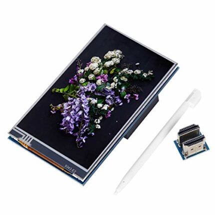 Hyuduo 4 Inch Screen Compatible for Raspberry Pi 3B+/4B, 800 X 480 Hdmi Display IPS Hd Resistive Touch Monitor,Integrated Circuit Ic