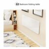 ZAKSEM Desk Perfect addition to Home Office/Laundry/Home Bar Small Folding Wall Table Fold Down Wall Mount Pink-70 50cm