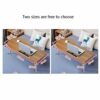 WALNUT Basic Small Home Office Desk Laptop Table with Solid Wood Leg for Small Space (Size : XS)