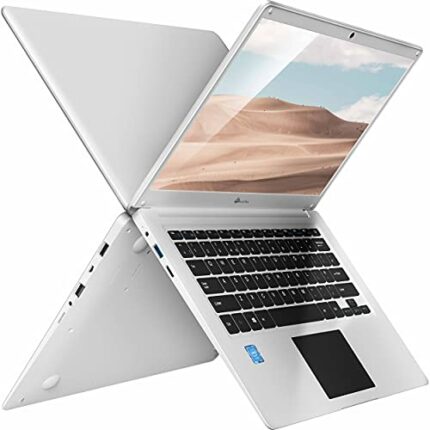 LincPlus P3 Laptop PC14 inch Notebook 1080P Full HD Netbook Intel Celeron N3350 Processor 4GB RAM 128GB Storage Windows 10 S Ultrabook White