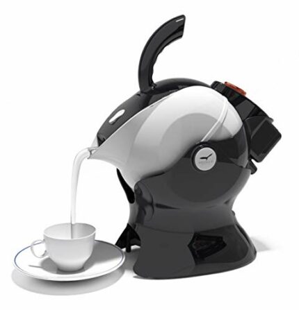 Uccello Electric Safety Kettle | Black Tipper Base Included | Effortless Pour Every Time | Daily Living Drinking Aid For Disabled and Seniors | 1