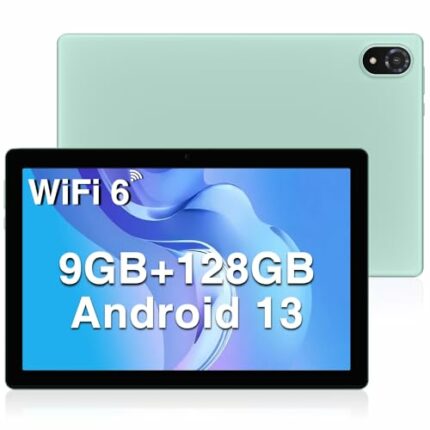 DOOGEE U10 Tablet 10 Inch Android 13 Tablet PC 9GB RAM + 128GB ROM/TF 1TB Quad-Core 2.0 GHz, Google GMS | Bluetooth 5.0 | WiFi-6 | 5060mAh | 1280