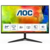 AOC 24B1H - 24 Inch FHD Monitor, 60Hz, MVA, 5ms Ultra Slim, Flickerfree, LowBlue mode (1920 x 1080 @60Hz, HDMI/VGA)