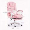ZXFYHD Desk Chair,Office Chair Comfortable Home Reclining Gaming Swivel Chair, Net Celebrity Boss Office Chair