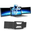 Teamgee Portable Monitor for Laptop, 12” Full HD IPS Display, Dual Triple Monitor Screen, Work with 13”-16” Mac Windows Chrome