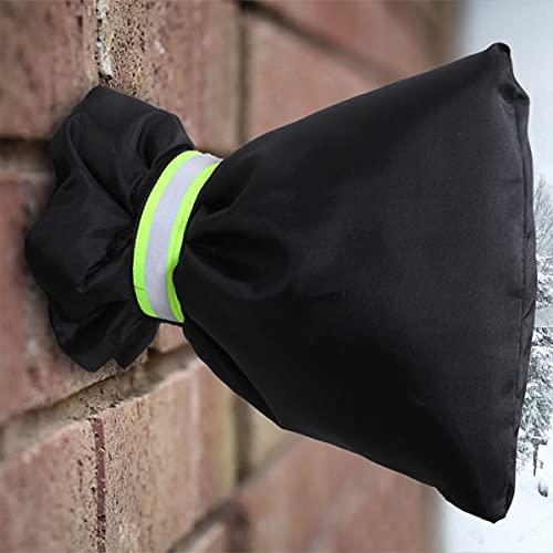 Outside Tap Covers for Winter, Large Outdoor Tap Cover Insulated Protector with Reflective Strip, Waterproof & Thickened Thermal Tap Jacket Prote