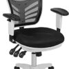 Flash Furniture Office chair, Mesh, Foam, Plywood, Polyester, Plastic, Metal, 68.58 x 64.77 x 112.4 cm