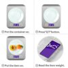 Vivo© Digital LCD Electronic Kitchen Household Weighing Food Cooking Scales 5KG Steel