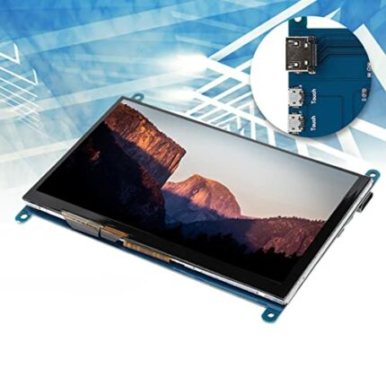 Capacitive Touch Screen Ultra HD Screen for Raspberry Pi, 7 Inch LCD HDMI 1024 X 600 Display Screen, Ultra HD IPS Capacitive Touch Screen Display