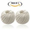 ANEEQA Cooking String Garden Twine Natural Cotton Macrame Craft Cord Off White Ball Approx50 Meter Kitchen Trussing Culinary Thin Meat Rope Plant
