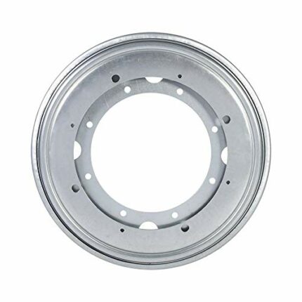 Lazy Susan, 4 Types Heavy Duty Round Shape Galvanized Lazy Susan Turntable Bearing Rotating Swivel Plate(9inch-Silver)