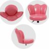 zZZ Furniture Stool/Swivel Chairs Computer Chair Back Support Chair with Wheels Adjustable Home Office Desk Chairs PU Leather Living Room Chairs