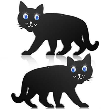 Medipaq Garden Scare Cat with Reflective Marble Eyes - 2 Pack Best Cat Repellent for Garden - Cat Repellent Garden - Cat Deterrent - Dog and Cat