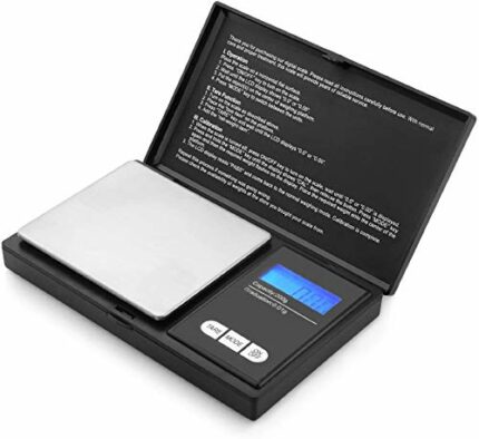 Xiancai Premium Digital Scales 0.01g - 200g, Digital Weighing Scales, Pocket Scales for Gold, Jewellery, Food, Coffee, Herbs, Powder with Back-li