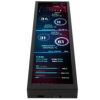 8.8in Computer Temp Monitor, CPU Data Temperature Monitor, PC Display Screen, AIDA64 CPU GPU SSD PC Sensor Panel, for Raspberry Pi (Black)