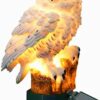 Apluskis Garden Ornaments Outdoor Owl Shape Light LED Solar Garden Light Owl Lawn Lamp Waterproof Solar Led Lights Outdoor Yard Garden Creative S
