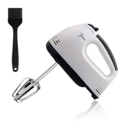 Electric Hand Mixer, Egg Beater Whisk Handheld,7 Speed Portable Small Blenders, Cake Whipping Machine,Stainless Steel Dough Whisk Kneaders for Ki