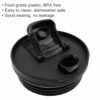 16oz Cup Lids Compatible with Nutri Ninja Blender QB3001UKS QB3000 QB3000SSW-30 QB3000QR-30 QB 3000QBK QB3001SS-30 QB3004, Smoothie Cups Replacem
