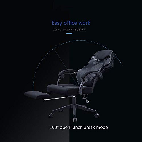 LZQDM High Back Swivel Chair Office Chair Swivel Office Chair Ergonomic Recliner Break Chair High Back Adjustable Height Reclining Armrest Chair