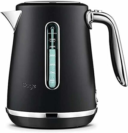 The Sage Soft Top Luxe Kettle, Black Truffle, SKE735BTR