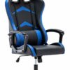 IntimaTe WM Heart Gaming Chair, Ergonomic High Back Office Racing Chair with Armrest, Swivel Leather Desk Chairs with Adjustable Headrest and Lum