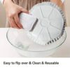 2 Air Fryer Silicone Pot Extra Large Capacity 8.5inch, Silicone Air Fryer Liner, Reusable Non-Stick Air Fryer Basket Silicone, for Oven, Air Frye