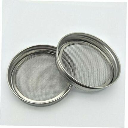 Casecover Garden Seed Sprouter Kit Sprouting Mason Jars with Stainless Steel Strainer Lids Germinator
