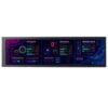 8.8in Computer Temp Monitor, CPU Data Temperature Monitor, PC Display Screen, AIDA64 CPU GPU SSD PC Sensor Panel, for Raspberry Pi (Black)