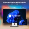 UCTRONICS 7 Inch IPS Touch Screen for Raspberry Pi 4, 1024×600 Capacitive HDMI LCD Touchscreen Monitor Portable Display for Raspberry Pi 4 B, 3 B