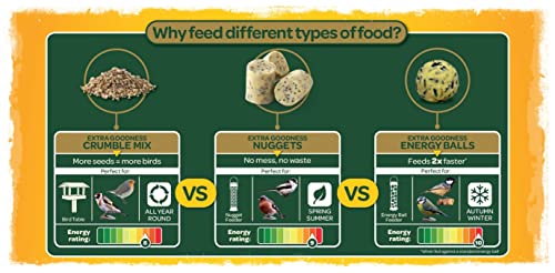Peckish Extra Goodness Suet Nuggets 1kg