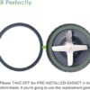 2-Pack NutriBullet Replacement Parts Extractor Blade Fits NutriBullet 600w Pro 900w Blender