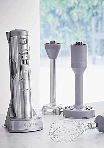 Cuisinart Cordless 3-in-1 Hand Blender | Stainless Steel | CSB300U, Silver