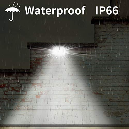 CSYY LED Floodlight 100W with PIR Sensor, 8000LM Super Bright Security Lights Outdoor, IP66 Waterproof Floodlight 6000K Daylight White LED Spotli