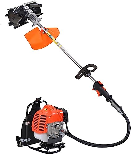 Mower Handheld Lawn Mower Agricultural Household Weeder Garden Pruning Tool Brush Cutter Lawn Care 4-Stroke Engine Orange
